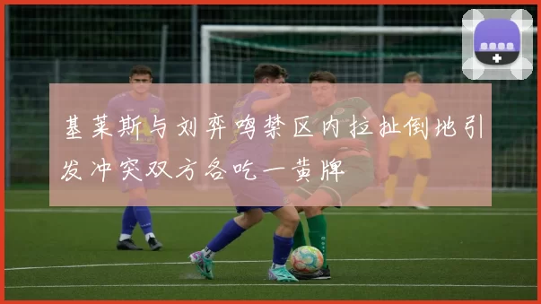 基莱斯与刘弈鸣禁区内拉扯倒地引发冲突双方各吃一黄牌